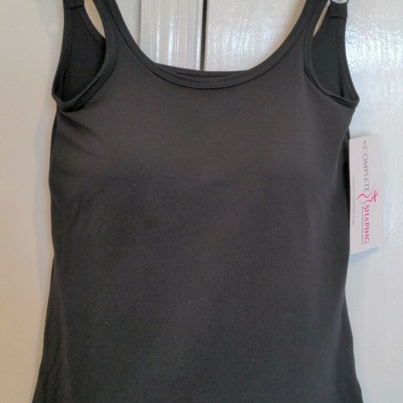Mastectomy Camisole with Integrated Prosthetics, Small w B Cup, New, Black, NWT